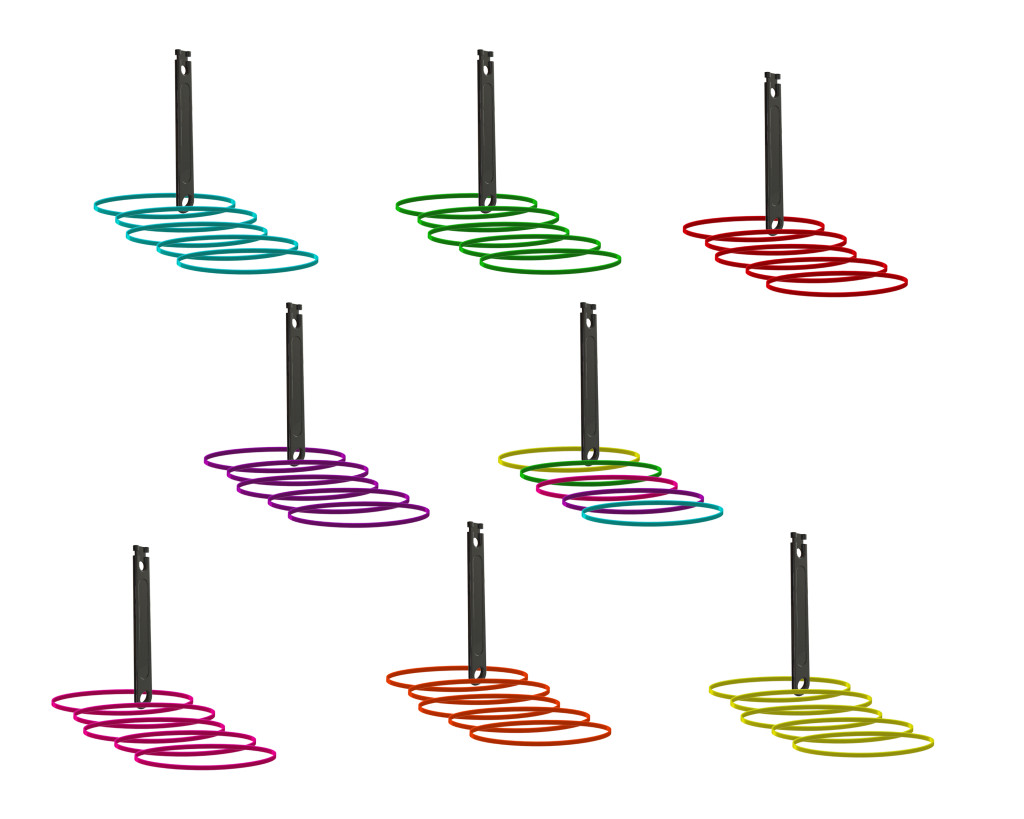 SlingSwatter-Kit in different colors.